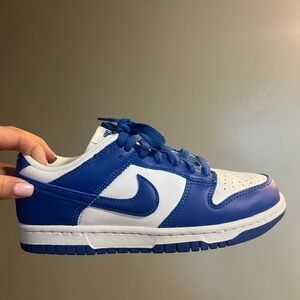 Nike Kids Royal Blue and White Sneakers